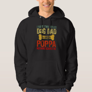 Manar Fars dag Retro I har två avdelningar Hund Pa Hoodie