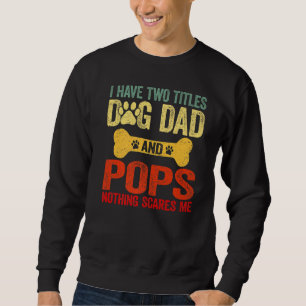 Manar Fars dag Retro I har två avdelningar Hund Pa Lång Ärmad Tröja