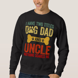 Manar Fars dag Retro I har två avdelningar Hund Pa Lång Ärmad Tröja