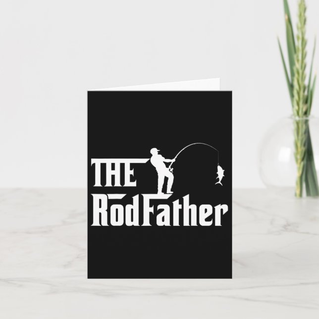 Manar Fars dag Rod Far Fishing Funny Far Kort (Framsida)