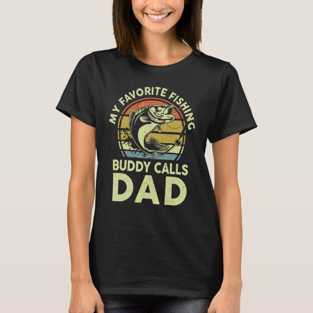 Manar Fars dag som fiskar i min favoritfiskebuddy T Shirt (Framsida)