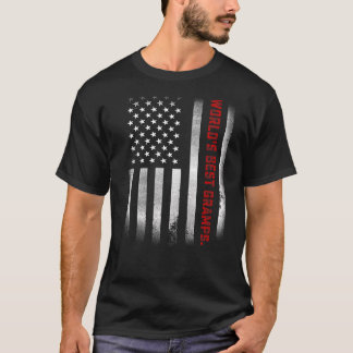 Manar Fars dag World's Best Gramps Alltid USA FLA T Shirt