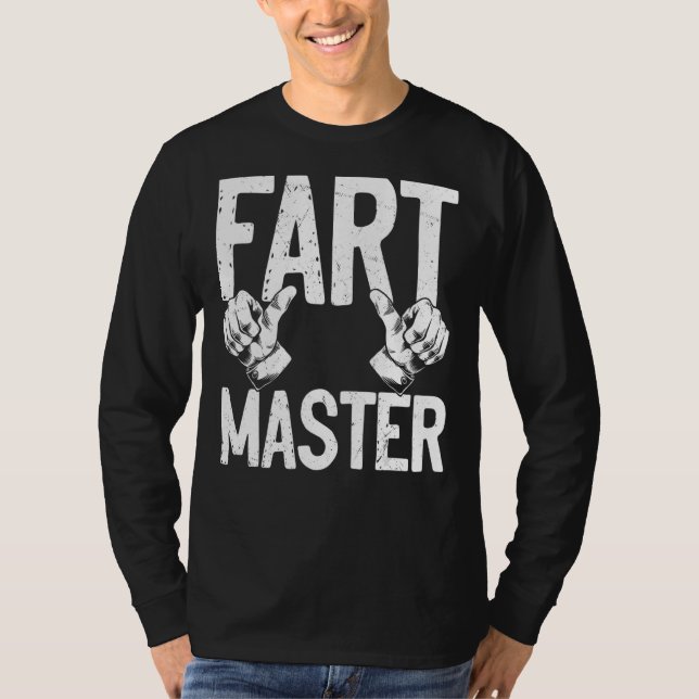 Manar Farting Manar Fart Master T Shirt (Framsida)