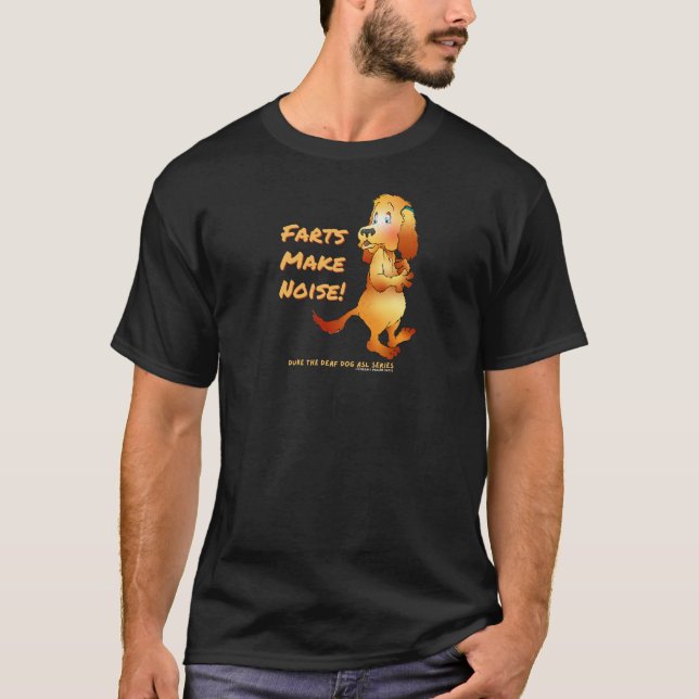 Manar Farts Make Noise T-Shirt (Framsida)