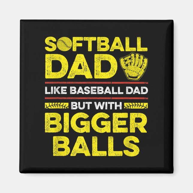 Manar Fastpitch Softball Quote for your Softball D Magnet (Framsidan)