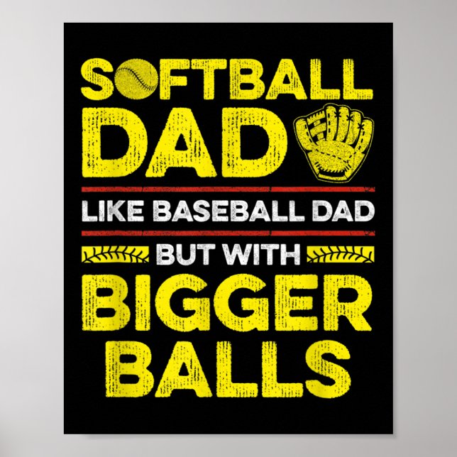 Manar Fastpitch Softball Quote for your Softball D Poster (Framsidan)