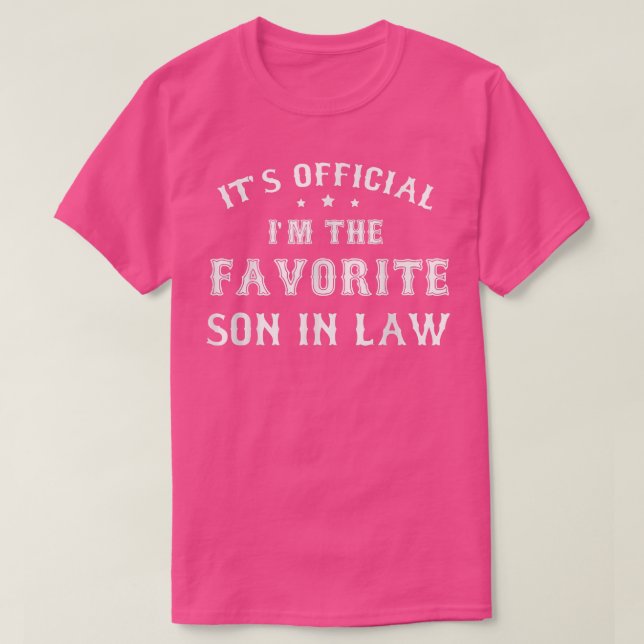 Manar Favorite Sones in Law Gift från Far Moth T Shirt (Design framsida)
