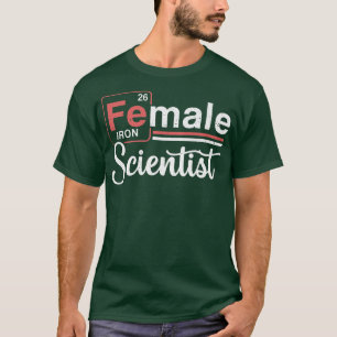 Manar Female Scientist Science Premium T Shirt
