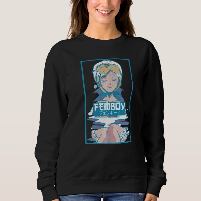Manar Femboy Vaporwave Aesthetic Femboy T Shirt (Framsida)