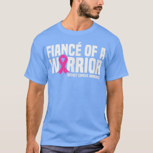 Manar Fiance of a Warrior Rosa Ribbon Breast Cance T Shirt