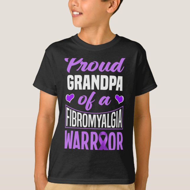 Manar, fibromyalgi Warrior 1 T Shirt (Framsida)