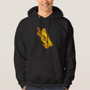 Manar Fire Wrench Flames Workshop Diesel Mechanic Hoodie