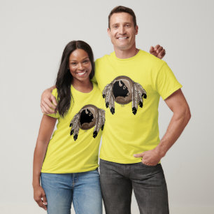 Manar First Nation T-shirt Organic Wildlife T-shir