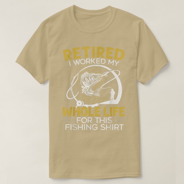 Manar Fisher Krok Fishing Grandpa Fisherman T Shirt (Design framsida)