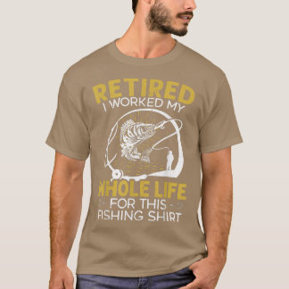 Manar Fisher Krok Fishing Grandpa Fisherman T Shirt
