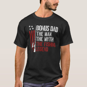 Manar Fishing Bonus Pappa Man Myth Fishing Legend T Shirt