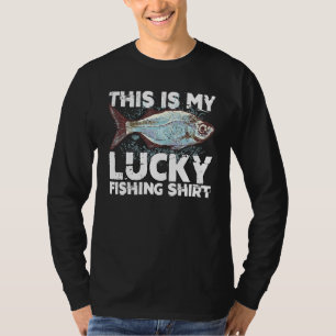 Manar Fishing I Angler som säger Fischer Pappa Gra T Shirt