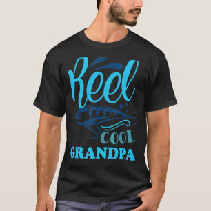 Manar Fishing Reel Coola Grandpa Fisherman Far D T Shirt