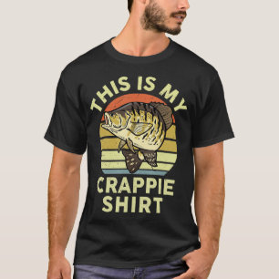 Manar Fishing-Shirt Det här är min Crappie Shirt B T