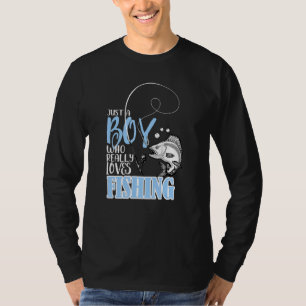 Manar Fiske är bara en pojke som Verkligen Kärlek T Shirt
