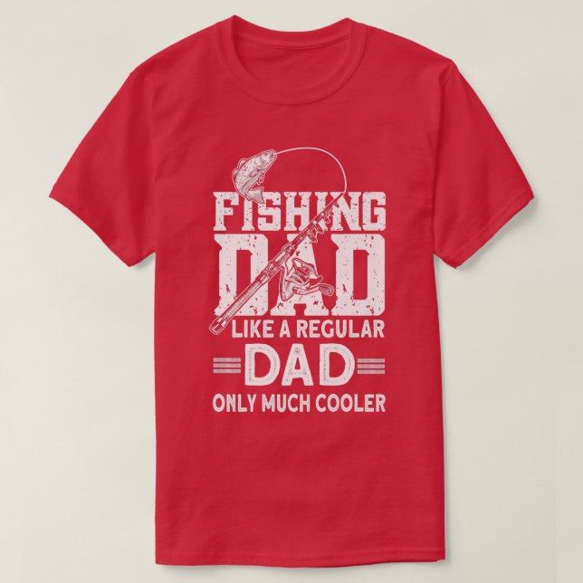 Manar Fiske efter pappaFiske efter fiskare Angler  T Shirt (Design framsida)