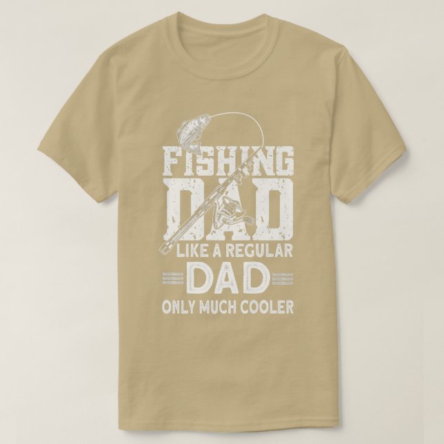 Manar Fiske efter pappaFiske efter fiskare Angler  T Shirt (Design framsida)