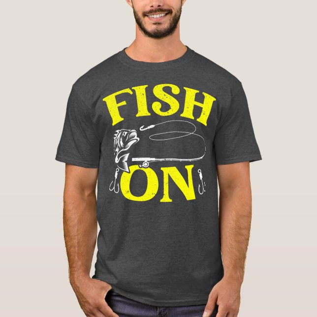 Manar Fiske Fiskare Saltwater Fisher Fish T Shirt (Framsida)