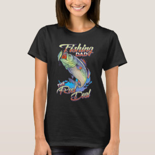 Manar Fiske Pappa Reel deal Fishing Far Da T Shirt