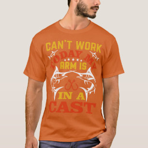 Manar Fiskecentralarbete i dag Mitt Arm ligger i e T Shirt