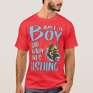 Manar Fiskefartyg är bara en pojke som Verkligen K T Shirt