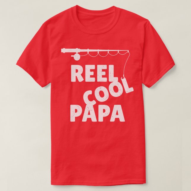 Manar Fiskeredskap Coola Pappa Fars dag 1 T Shirt (Design framsida)