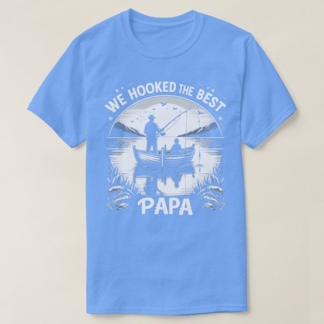 Manar Fiskerman Pappa Fiske, fusk med béerna T Shirt (Design framsida)