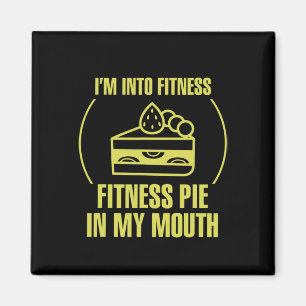 Manar Fitness Meme Jag är i Fitness Fitness Paj in Magnet