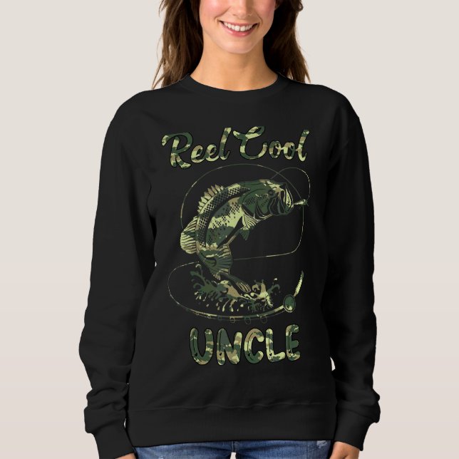 Manar Flagga Camo Reel Coola Tio Fars dag T Shirt (Framsida)