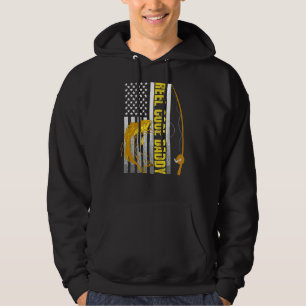 Manar Flagga Vintage Reel Coola Pappa Fars dag Hoodie
