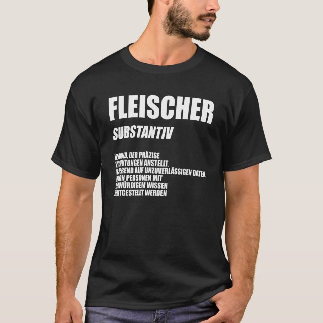 Manar Fleischer Substantiv Fleischer Definition T Shirt (Framsida)
