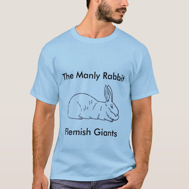 Manar Flemish jätte- kaninT-tröja Tröja (Framsida)