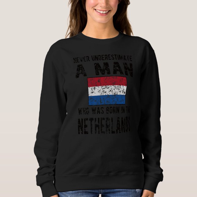 Manar, född i nederländskt Flagga, nederländskt rö T Shirt (Framsida)