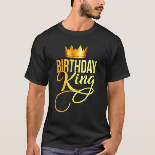 Manar födelsedag Kung Krona Boy Tonåring Squad Par T Shirt