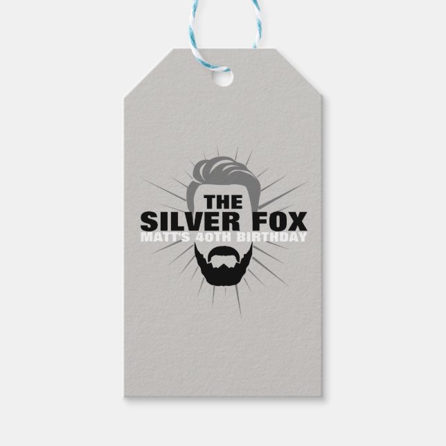 Manar födelsedagsfest-märkre presentetikett (Framsidan)