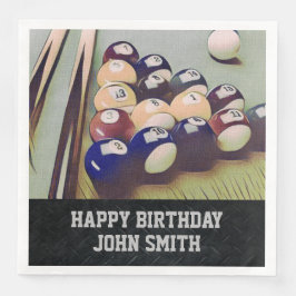 Manar, födelsedagslserska pappersservett