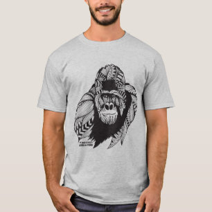 Manar fond för skjortaDian Fossey gorilla T Shirt