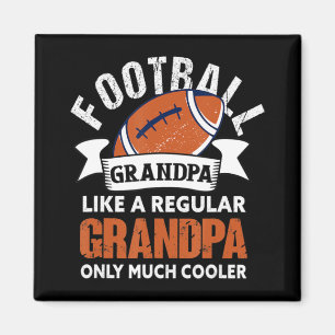 Manar Football Grandpa Roligt Grandfather American Magnet