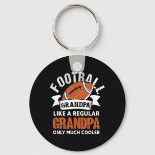 Manar Football Grandpa Roligt Grandfather American Nyckelring