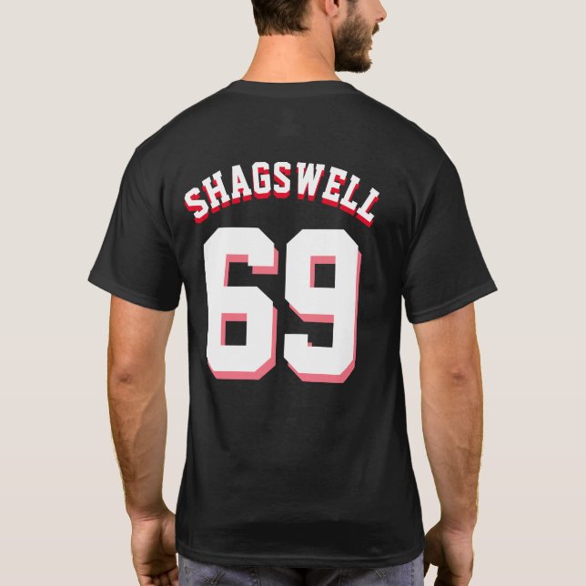 Manar Football Jersey Stil SHAGSWELL 69 T Shirt (Baksida)