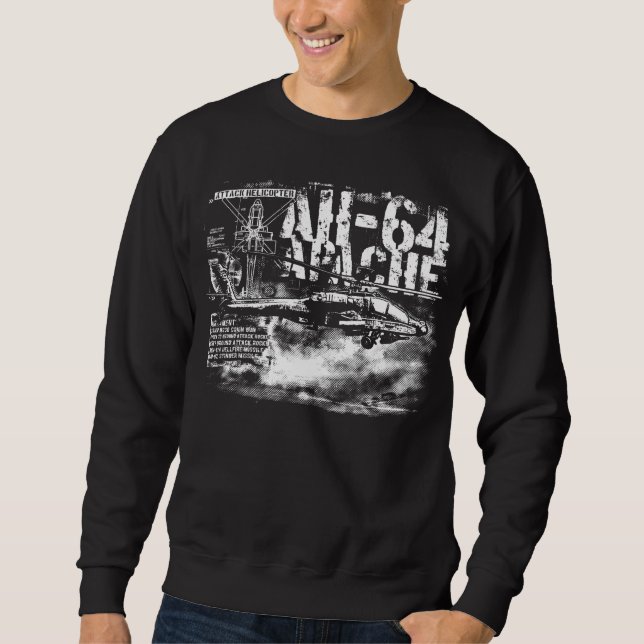 Manar för AH-64 Apache grundläggande tröja Sweatshirt (Framsida)