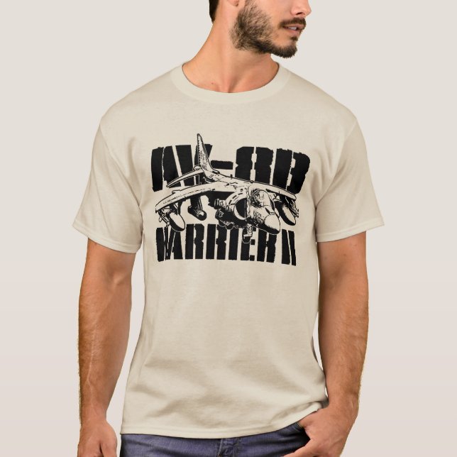 Manar för AV--8Bengelsk harhund II grundläggande T Shirt (Framsida)