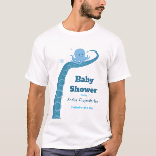 Manar för blåttbläckfisk   T-tröja T Shirt