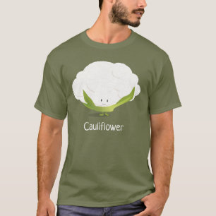 Manar för blomkåltecken t-skjorta t shirt