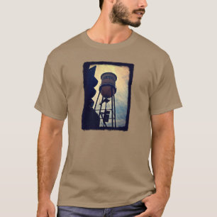 Manar för Campbell CA vattentorn T-tröja T-shirt